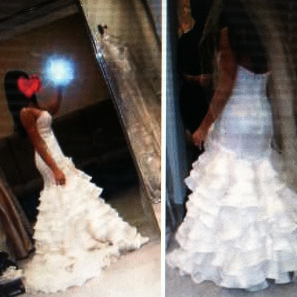 NWT Lazaro wedding gown - Never used - Picture 5 of 17